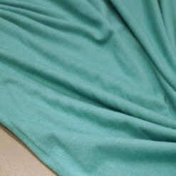Viskose-Jersey in türkisgrün - weich, elastisch und angenehm zu tragen (170 g/m²)