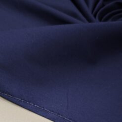 ⭐ Dunkelblauer Baumwoll-Popeline - elegant und vielseitig für moderne Bekleidung