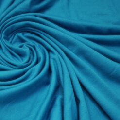 Viskose Jersey in türkisblauer Farbe - weich, elastisch und fließend fallend (180 g/m²)