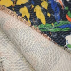 🌟 Bunter Blumen-Jacquard - luxuriöser Reliefstoff mit 3D-Effekt (230 g/m²)