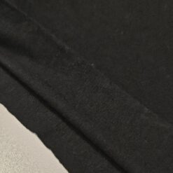 Schwarzer Viskose-Jersey - weich und elastisch für T-Shirts und Kleider