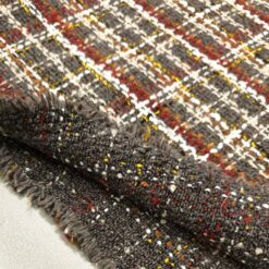 Woll-Bouclé Karostoff - mehrfarbiger für Mäntel und Jacken